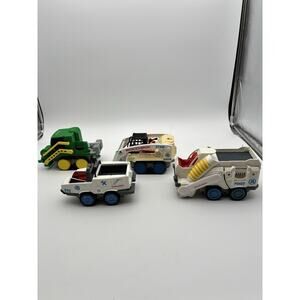 Rokenbok Vehicle Lot Of 4 Including Transgripper And Power Sweeper - Untested